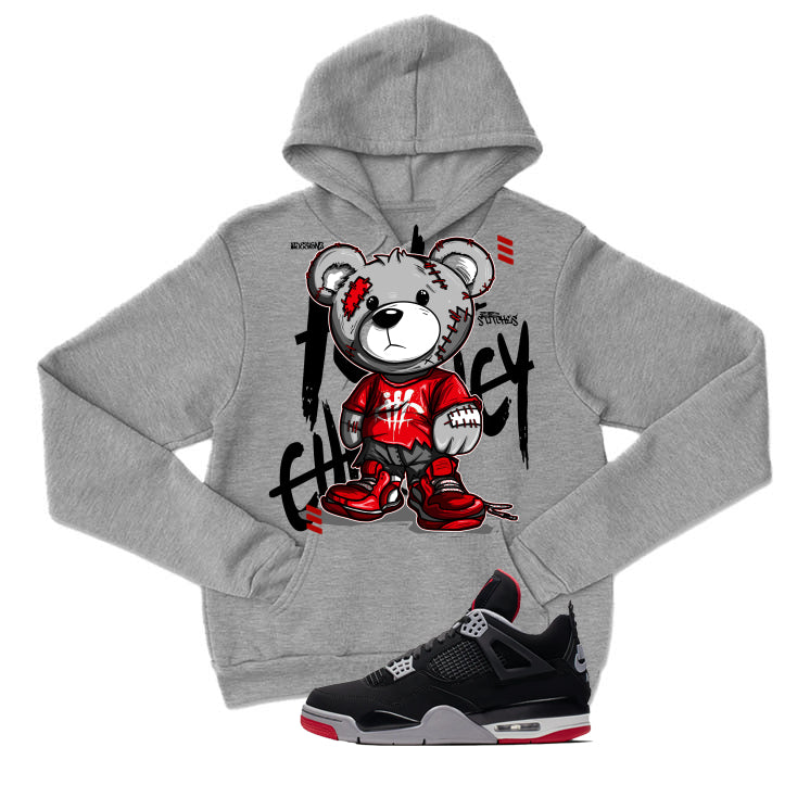 Air Jordan 4 Bred Matching T-Shirt Stitchez