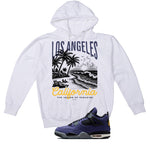 Air Jordan 4 OG Lakers Matching T-Shirt, Sweatshirts & Hoodies White T-Shirt (Los Angeles)| illcurrency