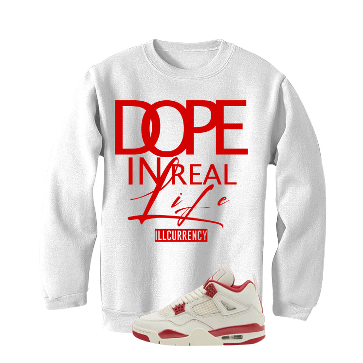Air Jordan 4 Valentine’s Day (Sierra Red) Matching T-Shirt, Sweatshirts & Hoodies White T-Shirt (DOPE)| illcurrency