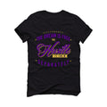 Air Jordan 12 Field Purple - Black T-Shirt (The dream is free)
