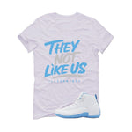 Air Jordan 12 Melo White T-Shirt (They not like us)| illcurrency