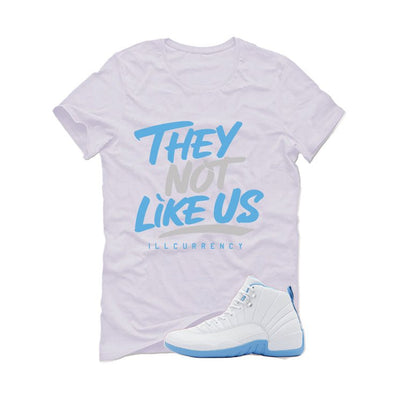 Air Jordan 12 Melo White T-Shirt (They not like us)| illcurrency
