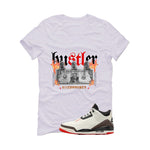 Air Jordan 3 OG World’s Best Dad Matching T-Shirt, Sweatshirts, & Hoodies White T-Shirt (See No Evil Hustler)| illcurrency