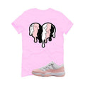 Air Jordan 11 Low WMNS Legend Pink Pink T-Shirt (Heart)| illcurrency