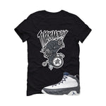 Air Jordan 9 Flint Grey Matching T-Shirt, Sweatshirts & Hoodies Black T-Shirt (Time Is Money)| illcurrency