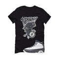 Air Jordan 9 Flint Grey Matching T-Shirt, Sweatshirts & Hoodies Black T-Shirt (Time Is Money)| illcurrency