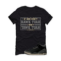 A Ma Maniere x Air Jordan 3 Black Black T-Shirt (Hawk Tuah)| illcurrency