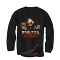 Air Jordan 12 Bloodline Matching T-Shirt, Sweatshirts, & Hoodies Black T-Shirt (Paid in Full)