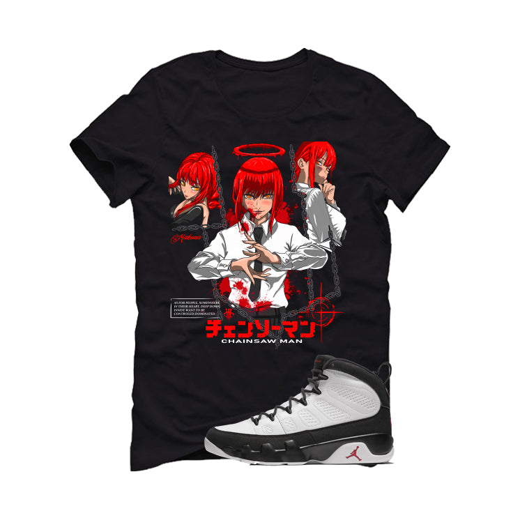 Air Jordan 9 OG Space Jam Matching T-Shirt Black T-Shirt (Makima)| illcurrency