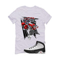 Air Jordan 9 OG Space Jam Matching T-Shirt White T-Shirt (Super Bugs & Daffy)| illcurrency