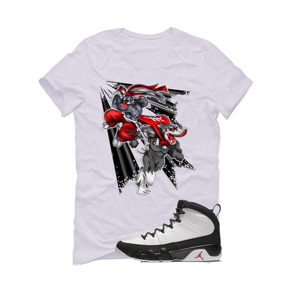 Air Jordan 9 OG Space Jam Matching T-Shirt White T-Shirt (Super Bugs & Daffy)| illcurrency