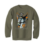 Air Jordan 5 “Olive” | illcurrency Military Green T-Shirt (Graffiti Angel)