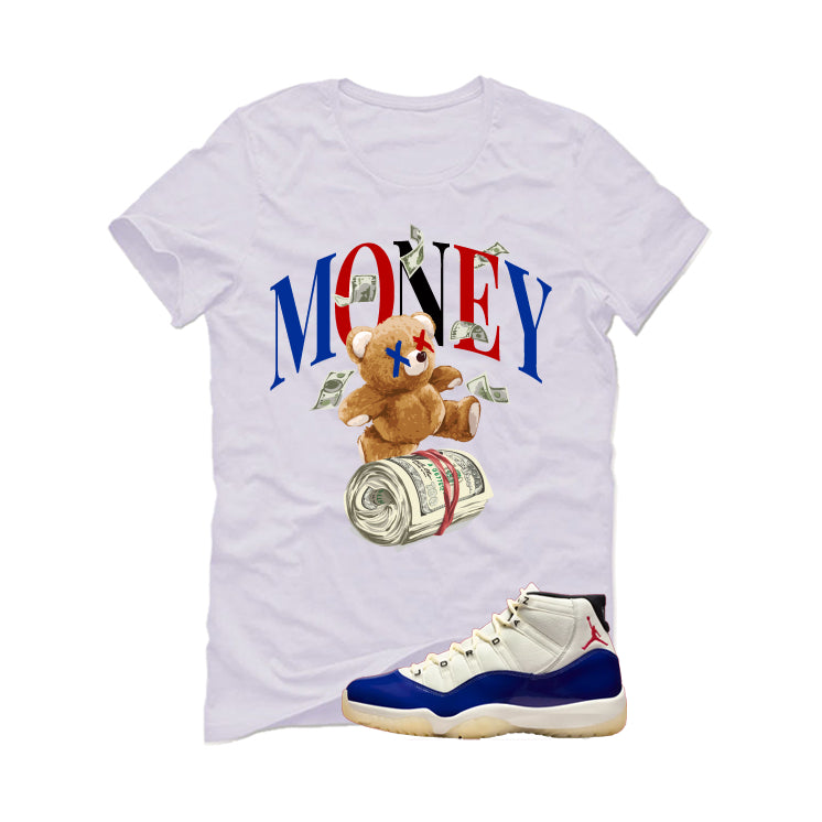 Air Jordan 11 Rare Air Matching T-Shirt, Sweatshirts & Hoodies White T-Shirt (Money Bear)| illcurrency