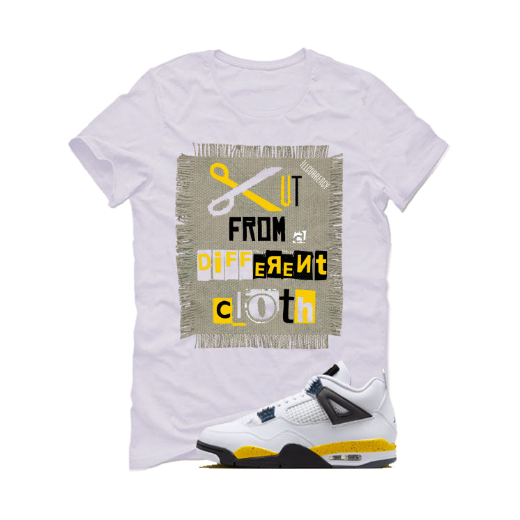 Air Jordan 4 Tour Yellow Matching T-Shirt Cut from a different cloth