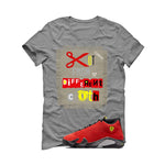Air Jordan 14 Ferrari Grey T-Shirt (Cut from a different cloth)| illcurrency