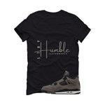Air Jordan 4 Cave Stone Black T-Shirt (Stay Humble)| illcurrency