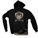 A Ma Maniere x Air Jordan 3 Black Black T-Shirt (Toxic World)| illcurrency