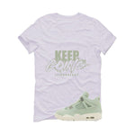 Air Jordan 4 WMNS Seafoam White T-Shirt (keep Going)| illcurrency