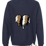 Nike SB x Air Jordan 4 Navy Navy Blue T-Shirt (Heart)| illcurrency