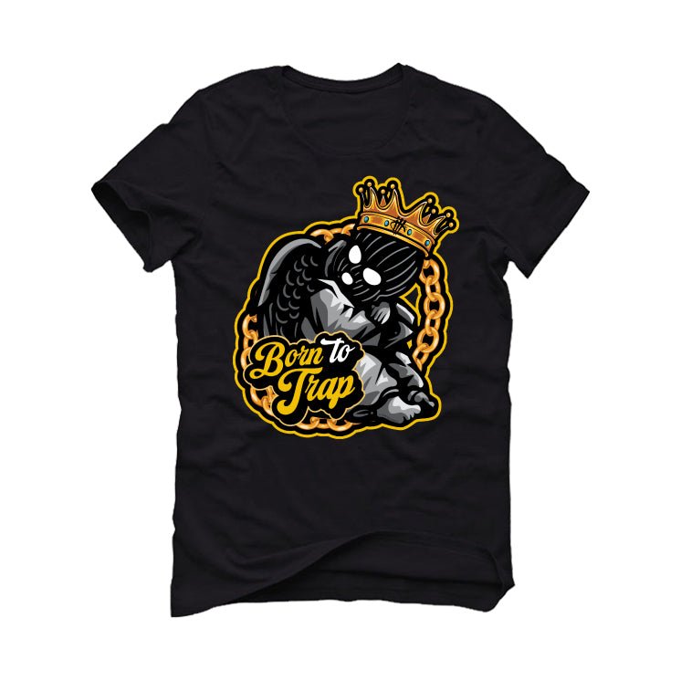 Air Jordan 6 Yellow Ochre | illcurrency Black T-Shirt (BORN HUSTLER)