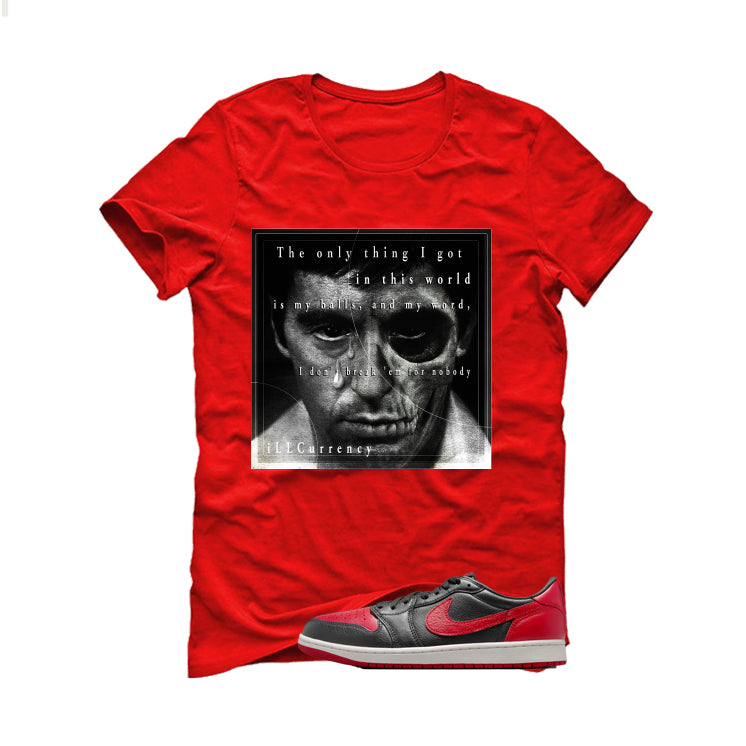 Air Jordan 1 Low OG Banned Matching T-Shirt, Sweatshirts & Hoodies Red T-Shirt (Only Thing I Got)| illcurrency