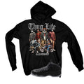 NIKE FOAMPOSITE ONE CARBON FIBER Matching T-Shirt, Sweatshirts & Hoodies Black T-Shirt (Thug Life Halloween)