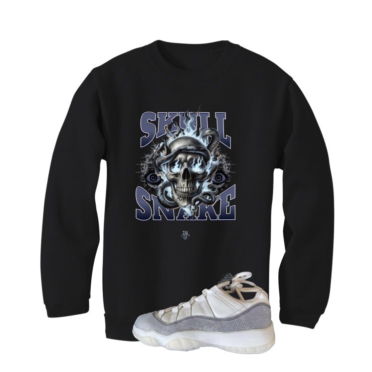 Air Jordan 11 Low Year Of The Snake Black T-Shirt (Skull Snake)| illcurrency