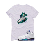 Air Jordan 5 OG Grape White T-Shirt (Splash Shoe)| illcurrency