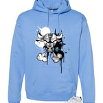 Air Jordan 11 Legend Blue Carolina Blue T-Shirt (Iron Bull)| illcurrency