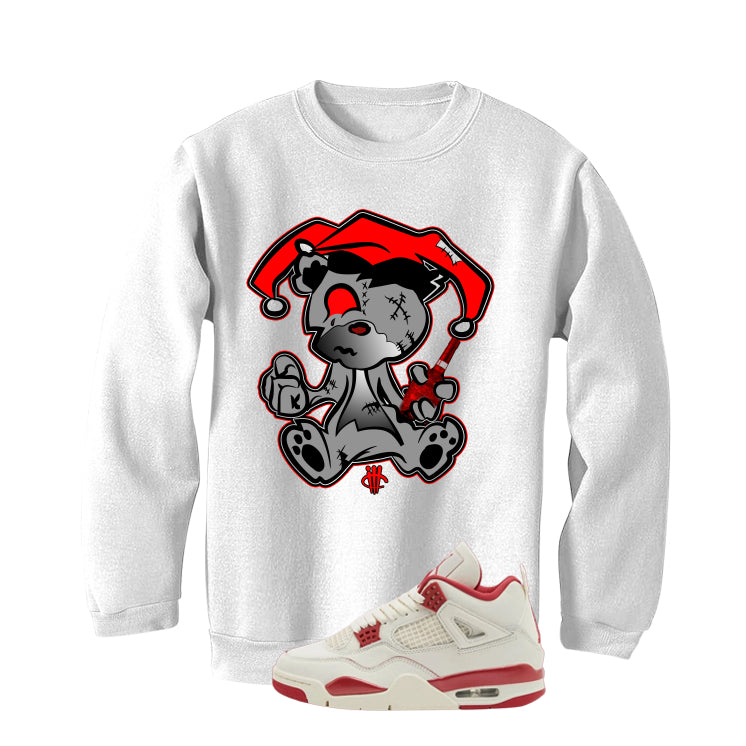 Air Jordan 4 Valentine’s Day (Sierra Red) Matching T-Shirt, Sweatshirts & Hoodies White T-Shirt (Teddy Joker)| illcurrency