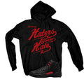 Air Jordan 12 Bloodline Matching T-Shirt, Sweatshirts, & Hoodies Black T-Shirt (Haters gonna hate)