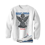 Air Jordan 3 True Blue Matching T-Shirt White T-Shirt (Holy Child)| illcurrency