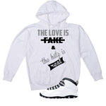 Air Jordan 10 OG Steel White T-Shirt (Love Is Fake)| illcurrency