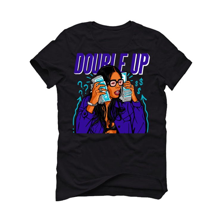 Air Jordan 6 Retro Aqua Black T-Shirt (Double Up)