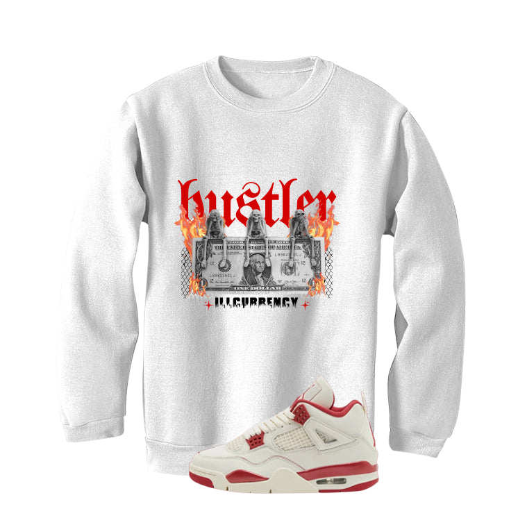 Air Jordan 4 Valentine’s Day (Sierra Red) Matching T-Shirt, Sweatshirts & Hoodies White T-Shirt (See No Evil Hustler)| illcurrency
