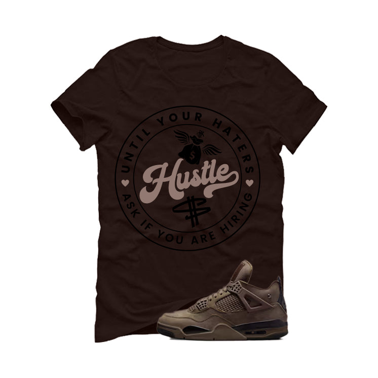 A Ma Maniere x Air Jordan 4 Dark Mocha Matching T-Shirt, Sweatshirts & Hoodies Brown T-Shirt (Haters Catch Up)| illcurrency