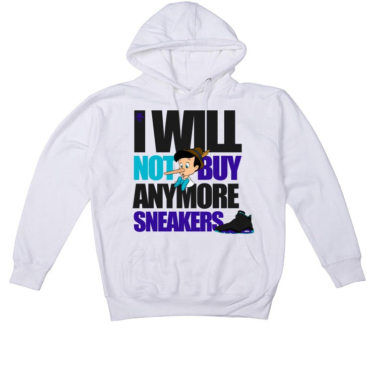 Air Jordan 6 Retro Aqua - White T-Shirt (I WILL NOT BUY ANYMORE SNEAKERS)