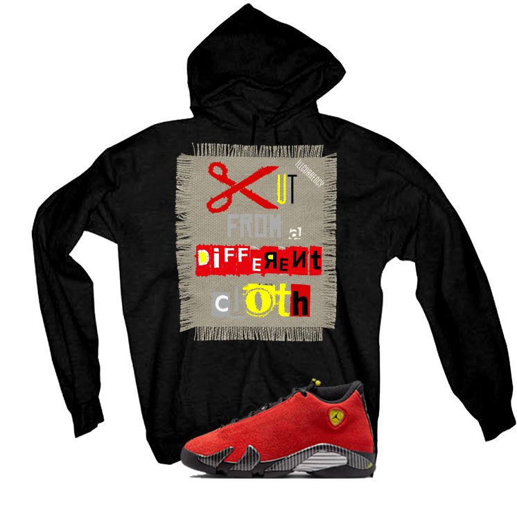 Air Jordan 14 Ferrari Black T-Shirt (Cut from a different cloth)| illcurrency