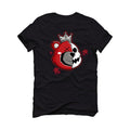 AIR JORDAN 4 “BRED REIMAGINED” 2024 | ILLCURRENCY Black T-Shirt (HALF KING BEAR)