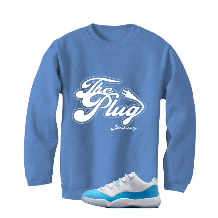 Air Jordan 11 Low University Blue Matching T-Shirt, Sweatshirts & Hoodies Carolina Blue T-Shirt (The Plug)| illcurrency