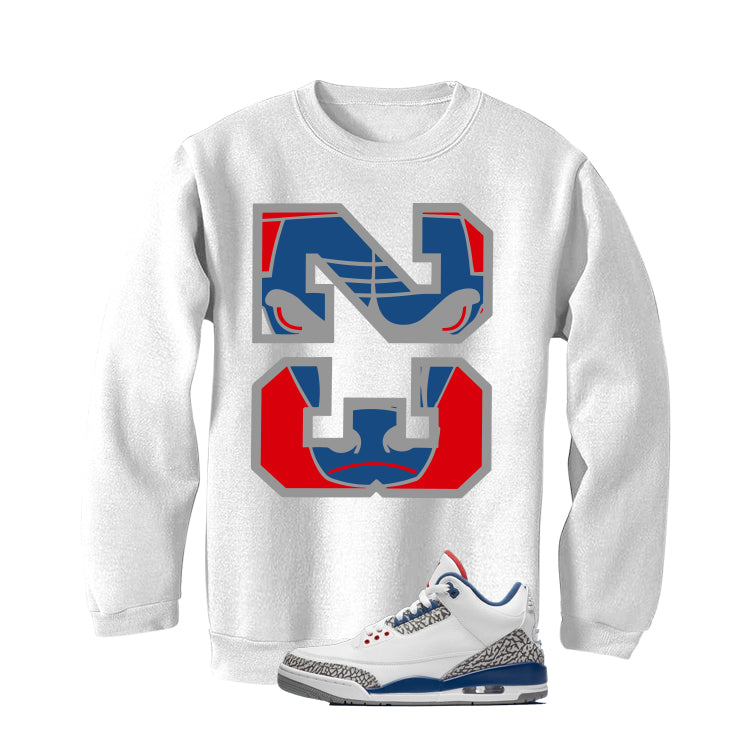 Air Jordan 3 True Blue Matching T-Shirt White T-Shirt (23)| illcurrency