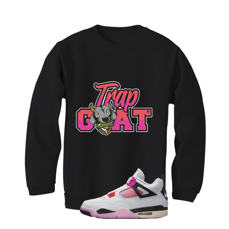 Air Jordan 4 Comic Matching T-Shirt Black T-Shirt (Trap Goat)| illcurrency