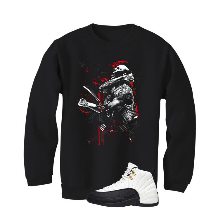 Air Jordan 12 Taxi Matching T-Shirt, Sweatshirts & Hoodies Black T-Shirt (Jordan)| illcurrency