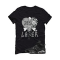 Air Jordan 6 Cap and Gown Matching T-Shirt, Sweatshirts & Hoodies Black T-Shirt (Lover)| illcurrency