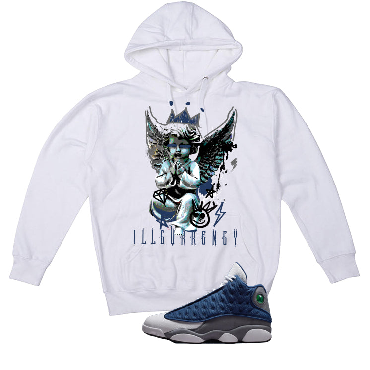 Air Jordan 13 Flint White T-Shirt (Graffiti Angel)| illcurrency