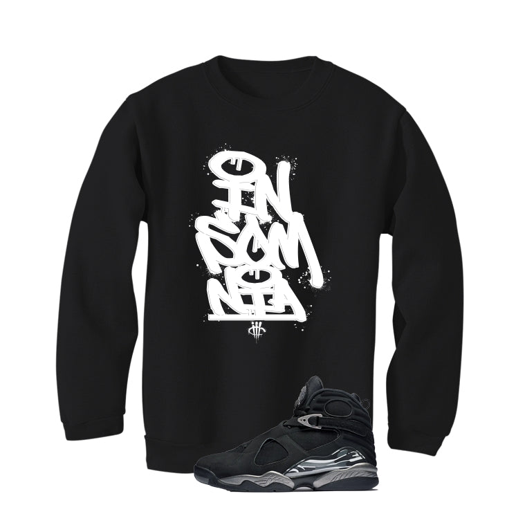 Air Jordan 8 Chrome Matching T-Shirt Black T-Shirt (Insomnia)| illcurrency