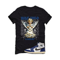 Air Jordan 1 Rare Air Deep Royal Blue Black T-Shirt (Holy Child)| illcurrency