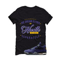 Air Jordan 4 OG Lakers Matching T-Shirt, Sweatshirts & Hoodies Black T-Shirt (The dream is free)| illcurrency