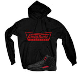 Air Jordan 12 Bloodline Matching T-Shirt, Sweatshirts, & Hoodies Black T-Shirt (Krispy Kicks)| illcurrency