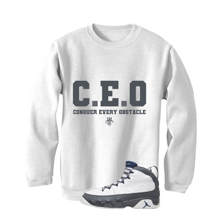 Air Jordan 9 Flint Grey Matching T-Shirt, Sweatshirts & Hoodies White T-Shirt (Ceo)| illcurrency